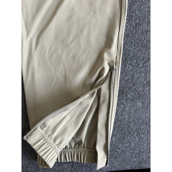 CRZ YOGA Lightweight Men’s L Quick Dry Jogger Pants Zipper Pockets Khali Barley - Picture 9 of 11